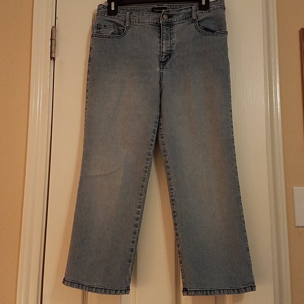 Stretch Denim Capris